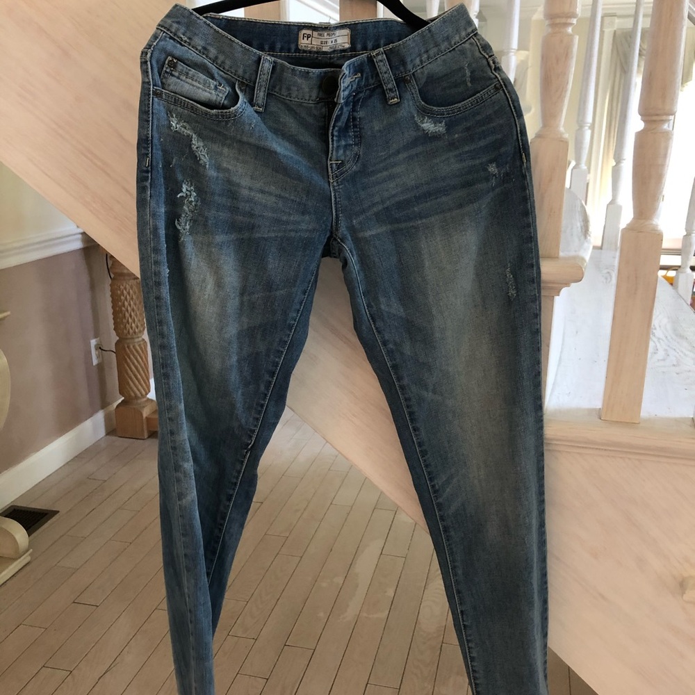 Free People distressed jeans